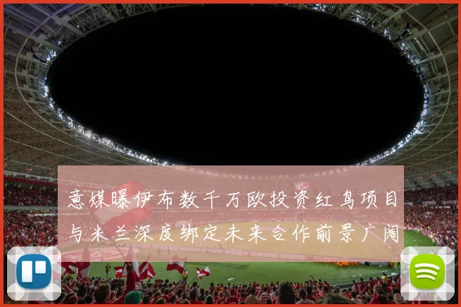 意媒曝伊布数千万欧投资红鸟项目与米兰深度绑定未来合作前景广阔