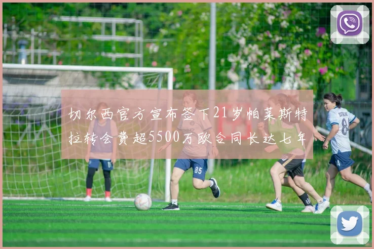 切尔西官方宣布签下21岁帕莱斯特拉转会费超5500万欧合同长达七年